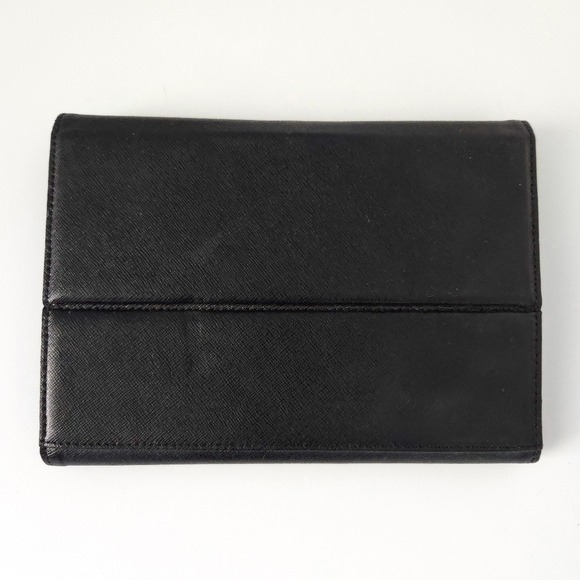 Michael Kors Black Saffiano Leather iPad Mini Tablet Folio Case Cover - Picture 2 of 5